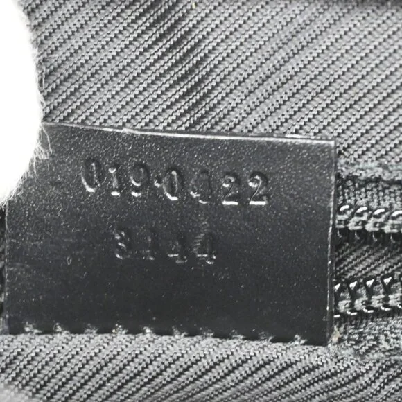 GUCCI Logo GG Pattern Shoulder Bag Canvas Leather Black SHW Italy 36KB680 - Picture 13 of 13